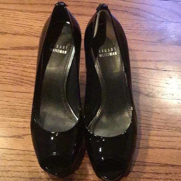 Stuart Weitzman peep toe heels - Picture 1 of 4